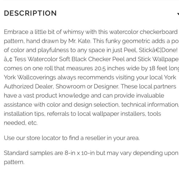 Mr Kate Tess watercolor vinyl peel and stick wallpapers NWT 7x rolls - Picture 8 of 8